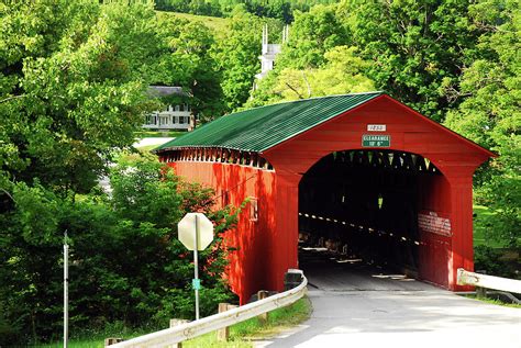 The Arlington Covered Bridge In Vermont Photograph By James Kirkikis