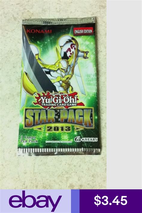 Star Pack 2013 Yu Gi Oh 3 Card Booster Pack 1 Starfoil Cardpack