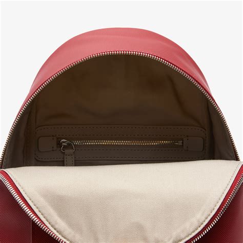 Womens Daily Classic Coated Piqué Canvas Backpack Lacoste