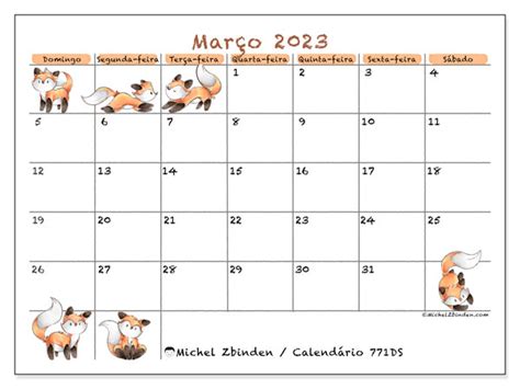 Calendário De Março De 2023 Para Imprimir 63ds Michel Zbinden Br Hot