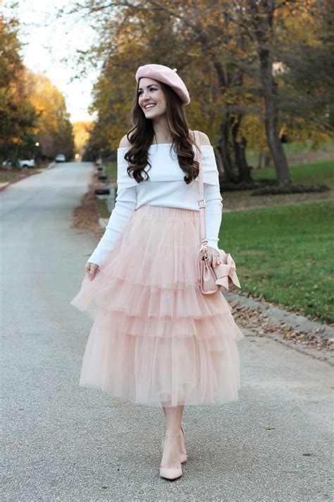 Tiered Tulle Skirt Sweet Pink Beret Pink Tulle Skirt Tiered Tulle