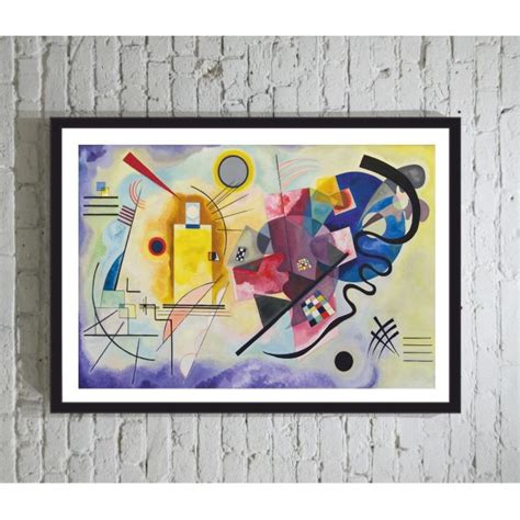 Poster ΜΕ ΚΟΡΝΙΖΑ Kandinsky Wassily Yellow Red Blue