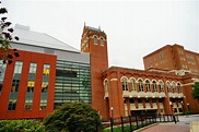 Campus-Gebäude an Der Georgetown-Universität Stockbild - Bild von halle ...