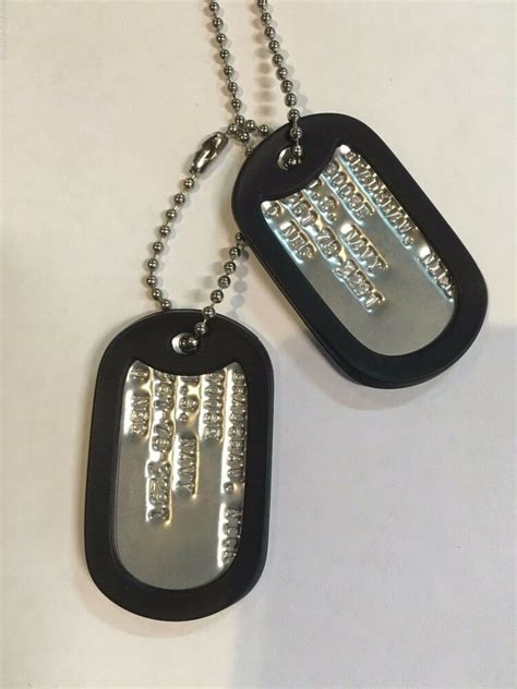 Check out our dog tag selection for the very best in unique or custom, handmade pieces from our pet supplies shops. MILITARY DOG TAG HALLOWEEN COSTUME PROP GOOSE TOP GUN ...