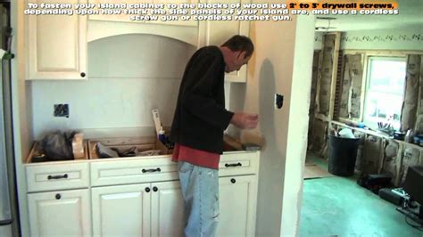 This is the first video in my diy kitchen remodel series, stay tuned for part 2 next week. How to Install a Kitchen Island - YouTube