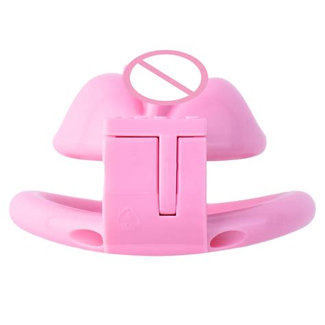 New Pink Chastity Cock Cage For Men Sissy Bondage Chastity Devices