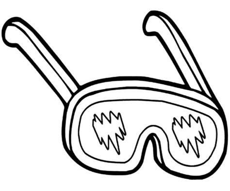 Eyeglasses Essential Snow Coloring Pages Kids Play Color Coloring