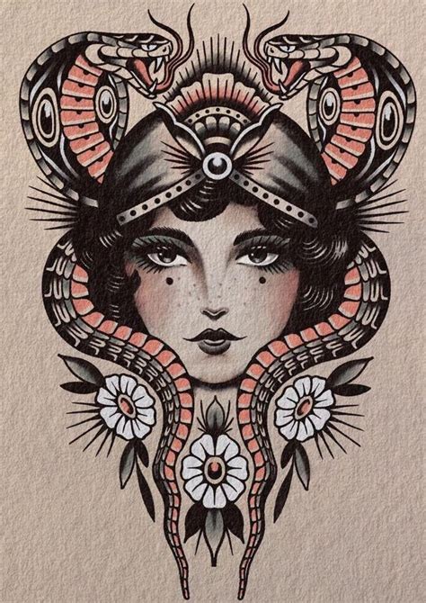 Traditional Tattoo Woman Face Traditional Back Tattoo Traditional Tattoo Inspiration