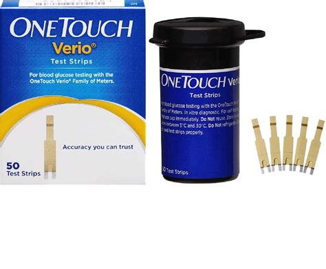 Buy One Touch Verio Glucometer Test Strips Box Of 50 Online And Get Upto