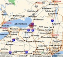 Ontario New York Map