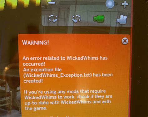 Wickedwhims Exceptiontxt Has Been Created Technical Support