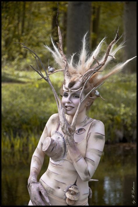 Birch Or Aspen Tree This Is So Impressive Tree Costume Fantasy Costumes Dryad Costume