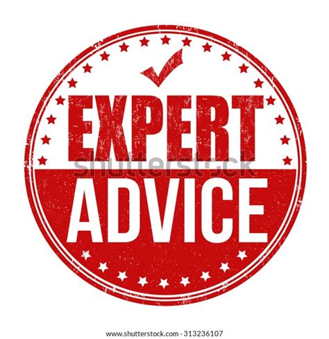 Expert Advice Grunge Rubber Stamp On Stock Vector Royalty Free