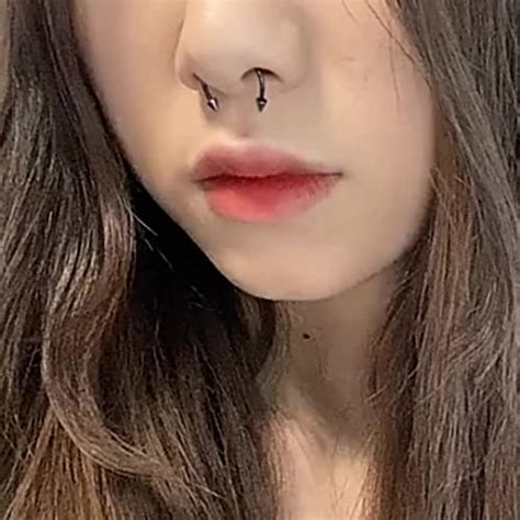 Dbella Magnetic Septum Nose Ring Fake Septum Fake Nose Ring Fake Piercing For Non Pierced Emo