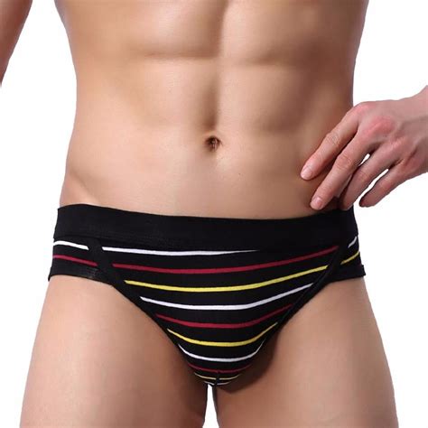 Mens Elastic Underwear Men Briefs Shorts Bulge Pouch Soft Underpants