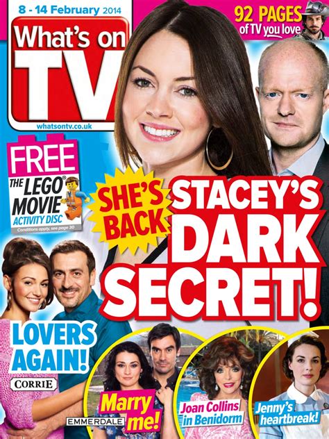 Whats On Tv Magazine 8th February 2014 Back Issue