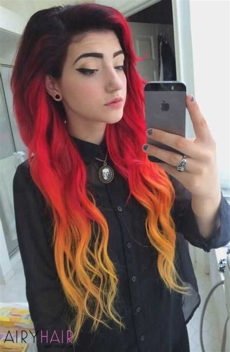 Via ombre hair doesn't have to consist of natural hair colors. 13+ Best Black and Red Ombré Hair Color Ideas