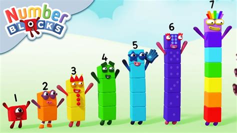 Numberblocks Seven Steps 👣 Learn To Count Youtube