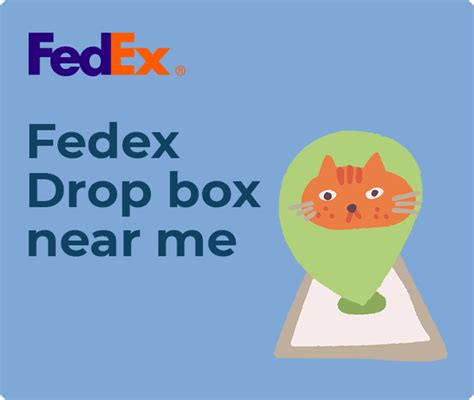 Since i have no fedex locations near me, i was forced to use a box. FedEx Drop Box near me | k2track