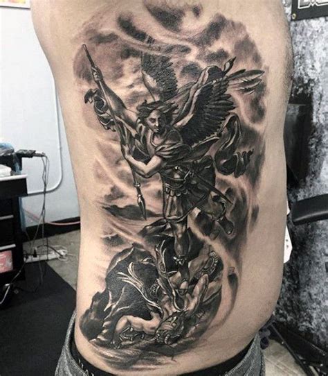 73 Amazing St Michael Tattoo Designs For Men 2024 Guide St Michael