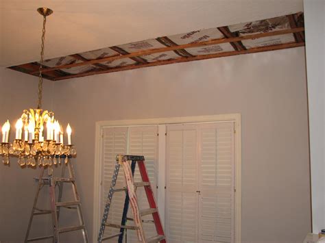 Here, the ceiling sheetrock has been removed. Indialantic-Water Damage-Ceiling-Drywall-Cutout-2