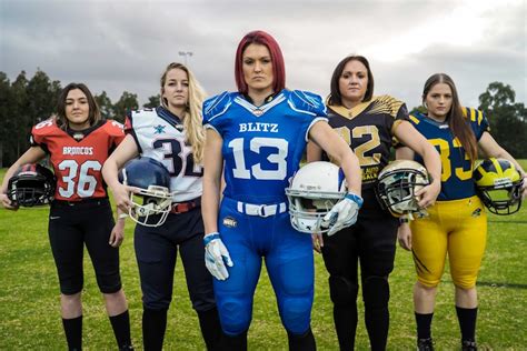 Womens Gridiron Players Ditch Skimpy Uniforms To Tackle Full Contact