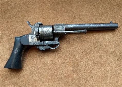 E Lefaucheux Brevete Revolver Caliber 9mm Ca 1850 Catawiki