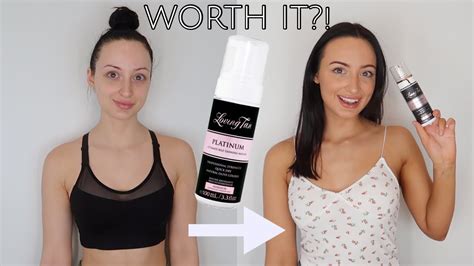 Loving Tan Platinum Ultimate Self Tanning Mousse Review Demo YouTube