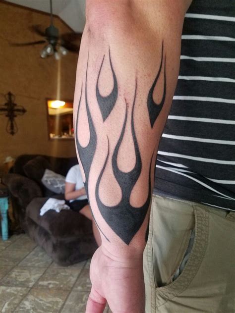 Tribal Flame Tattoo Flame Tattoos Fire Tattoo Tribal Tattoo Designs