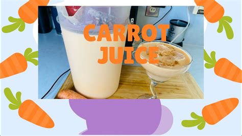 How To Make Jamaican Style Carrot Juice Blend Recipe Shelsthymekitchen