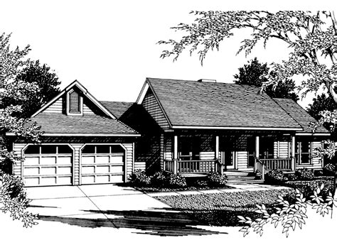 Kings Ferry Country Ranch Home Plan 069d 0010 Search House Plans And More