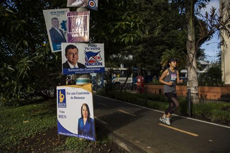Top Contenders For President In Guatemala Election