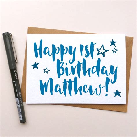 Personalised Happy Birthday Greeting Card By Dig The Earth