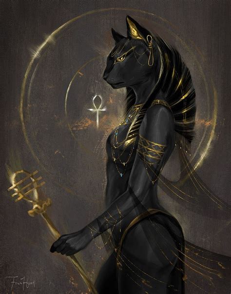 Bastet~by Fiona Hsieh Egyptian Goddess Art Egyptian Art Ancient