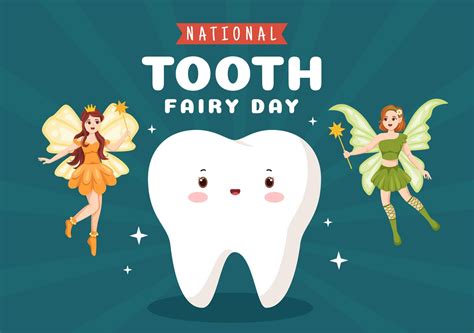 National Tooth Fairy Day With Little Girl To Help Kids For Dental