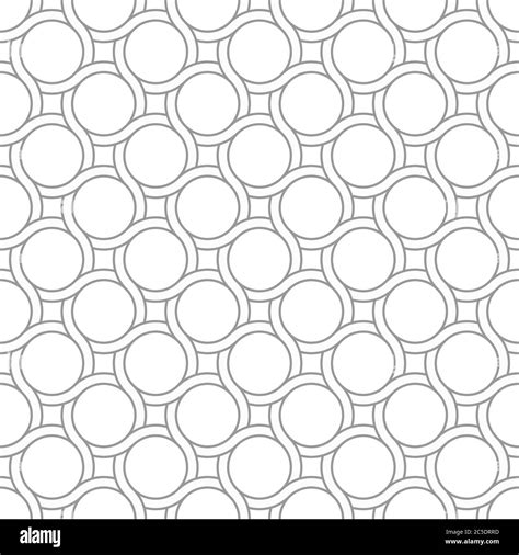 Abstract Geometric Retro Pattern Lines And Circles Seamless Vector
