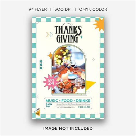 Premium Psd Thanksgiving Flyer Template