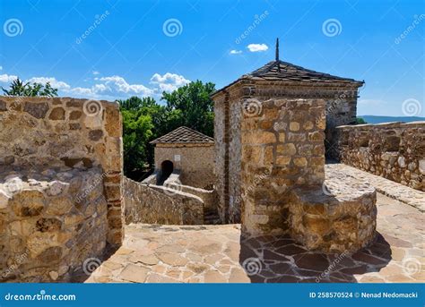 Ancient Fortress Momcilov Grad In Pirot Serbia Outside View Of Ruins