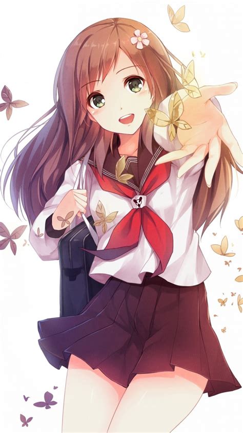 Download Cute Anime Girl Beautiful Eyes Original 720x1280 Wallpaper