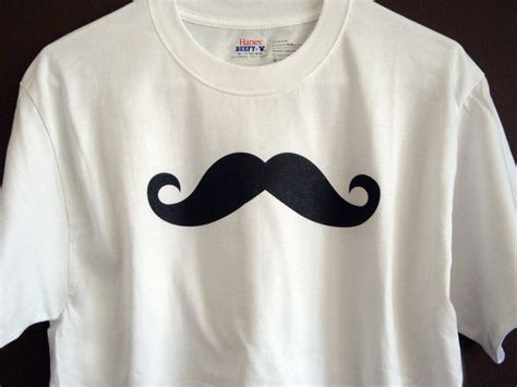Moustache T Shirt M L Xl Etsy Colorful Shirts Shirts Cool T Shirts