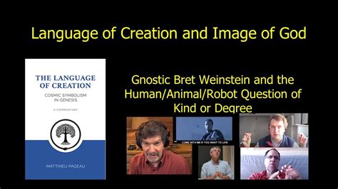Language Of Creation And The Image Of God Youtube