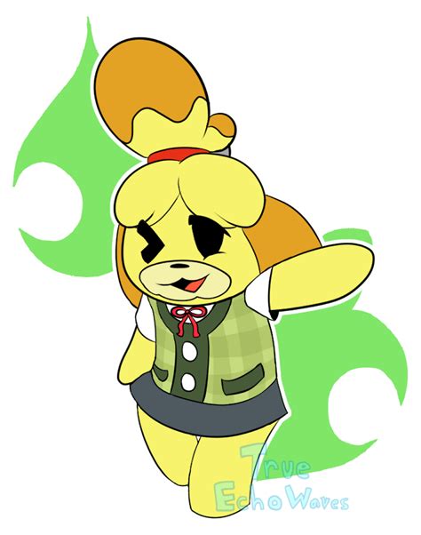 Isabelle Animal Crossing By Echowaves On Newgrounds