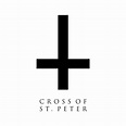 Cross of St. Peter vector illustration. The Cross of Saint Peter or ...