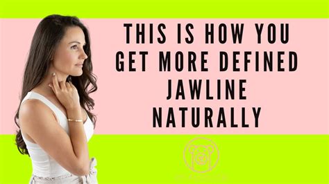 What are some exercises to make jawline visible? How To Get More Defined Jawline Naturally [with Face Yoga ...