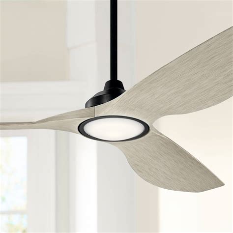 Black Contemporary Ceiling Fan With Light Kit Ceiling Fans Lamps Plus