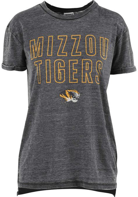 Missouri Tigers Womens Vintage T Shirt Black