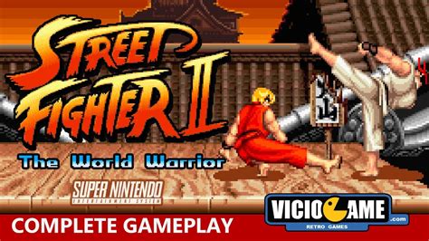 🎮 Street Fighter 2 Snes Complete Gameplay Youtube