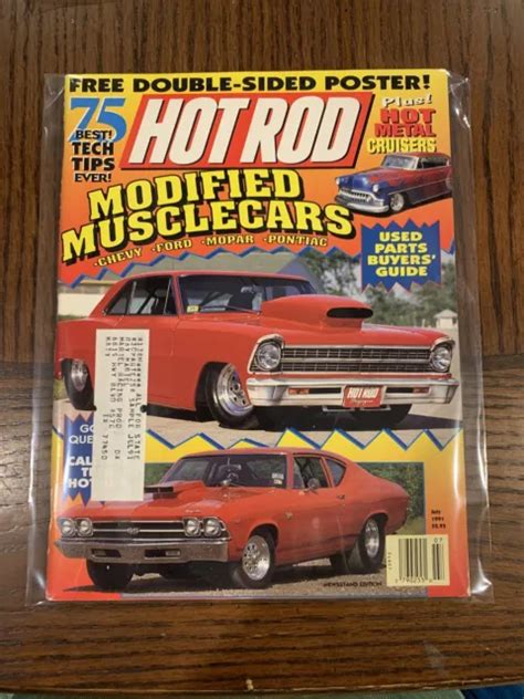 Hot Rod Magazine July 1991 Modified Muscle Cars 999 Picclick