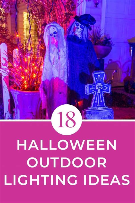 Halloween Outdoor Lighting Ideas 21 Spooky Ways To Light Your Yard