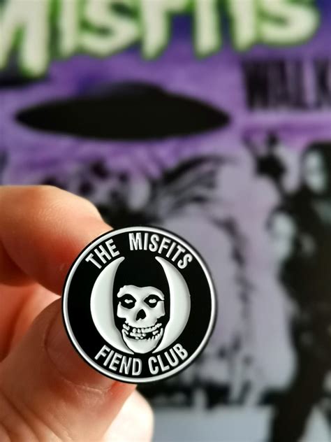 The Misfits Fiend Club Punk Badges